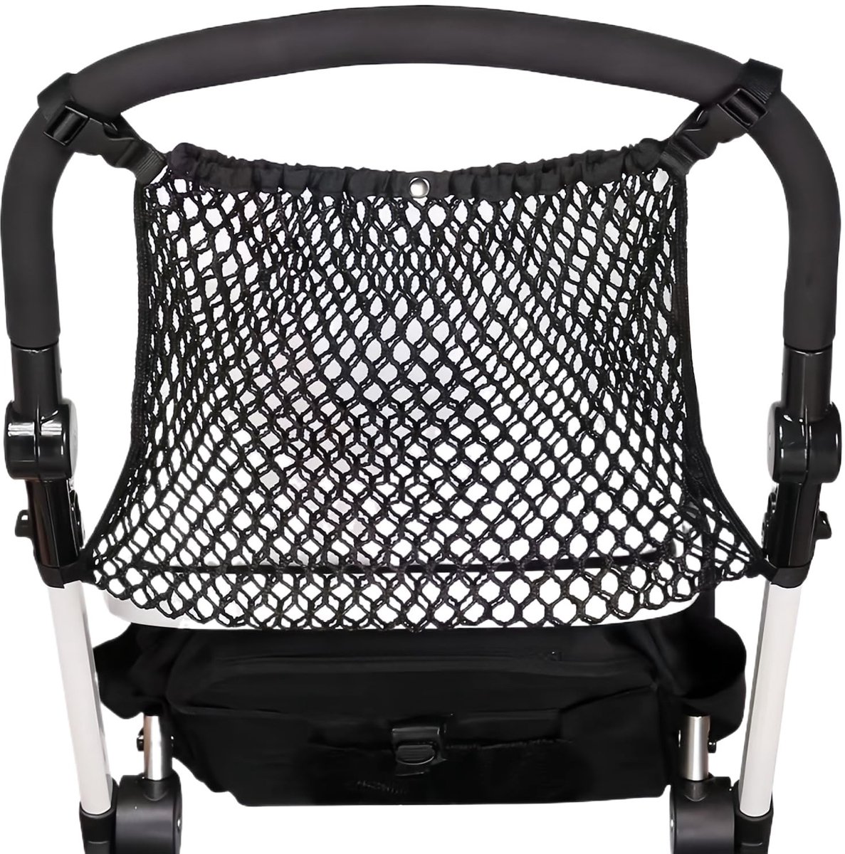 SolidKeus - Universele Winkelnet voor Kinderwagens, Zwart