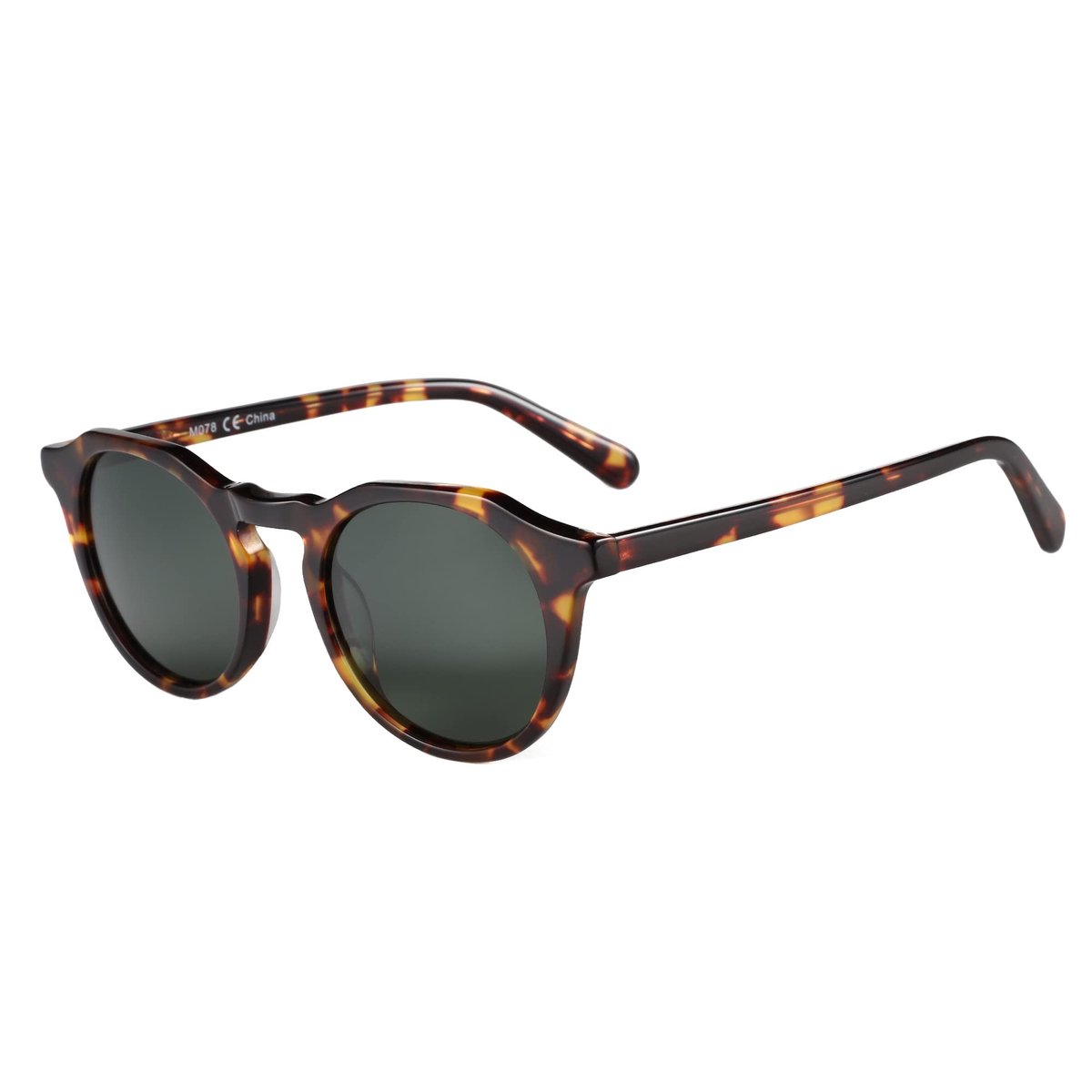 SolidKeus - Unisex Ronde Polariserende Zonnebril UV400 Bescherming