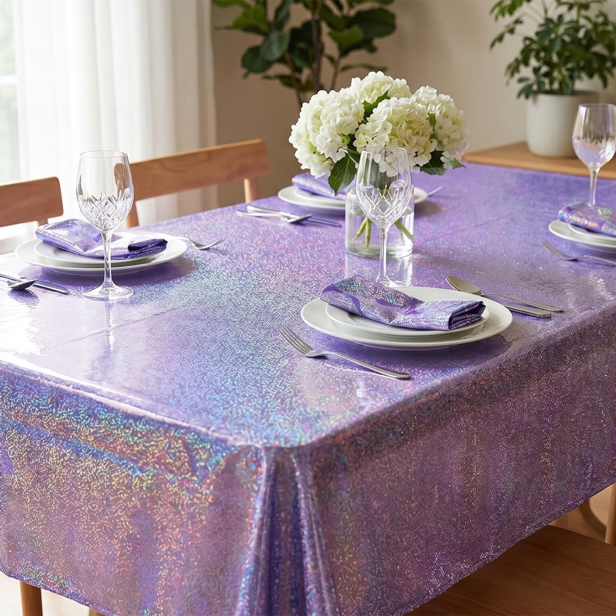SolidKeus - Set van 3 Holografische Tafelkleden voor Kinderen met Fantasy Thema