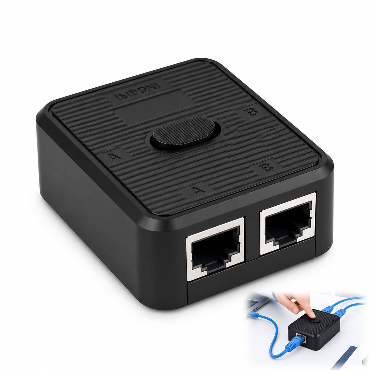 Omgoods - 2-in-1 Ethernet-selector voor Netwerkverbindingen