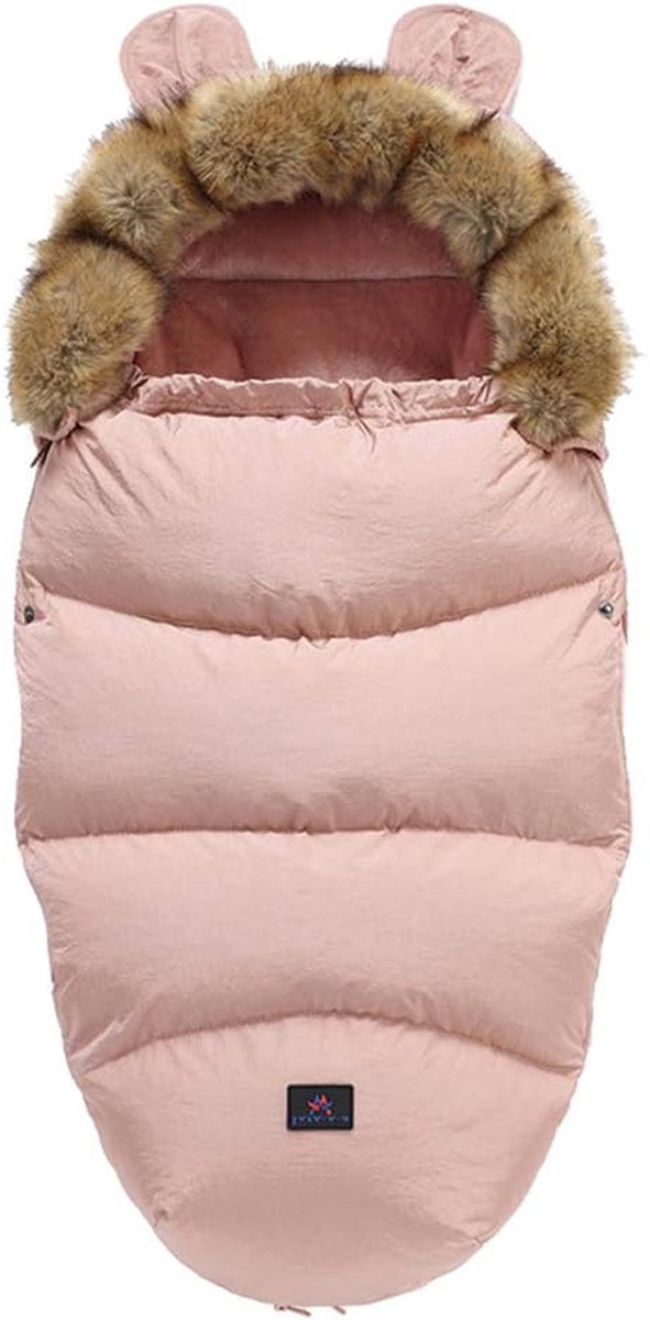 Voetenzak Kinderwagen - Baby Slaapzak - Warm Blijven - Waterdicht Winddicht - 100 x 48 cm - Zwart