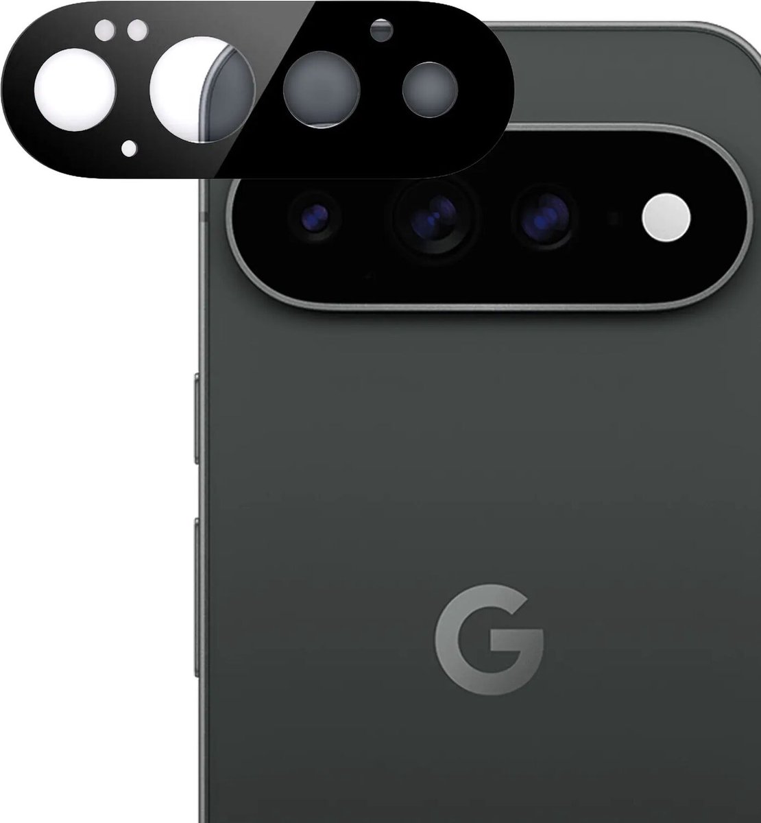 Rosso Camera Protector Geschikt voor Google Pixel 11 Pro XL - Lens Bescherming - Case Friendly - Ultra Dun Glas - Zwart
