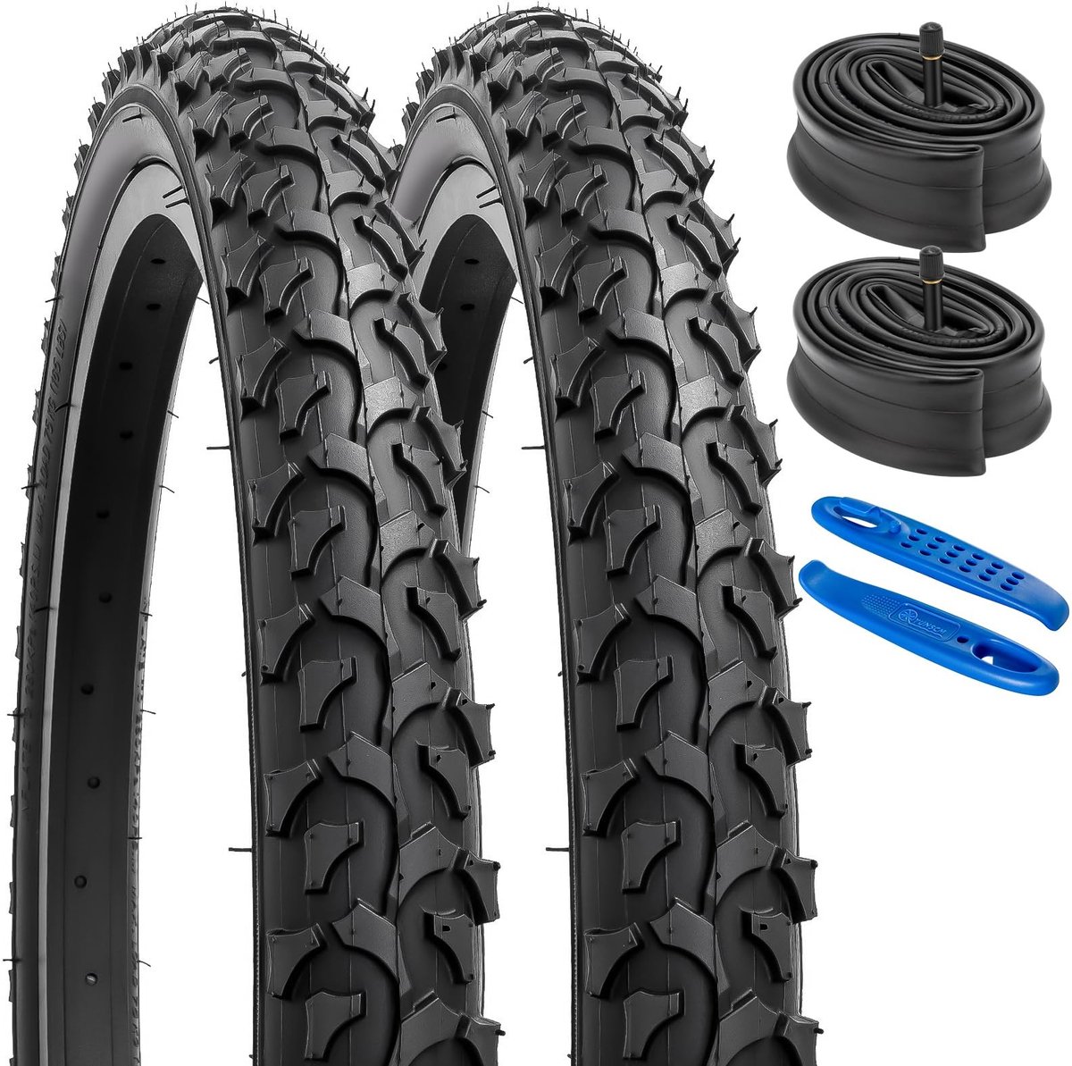 Omgoods - Set van 2 Banden en Binnenbanden voor Fiets