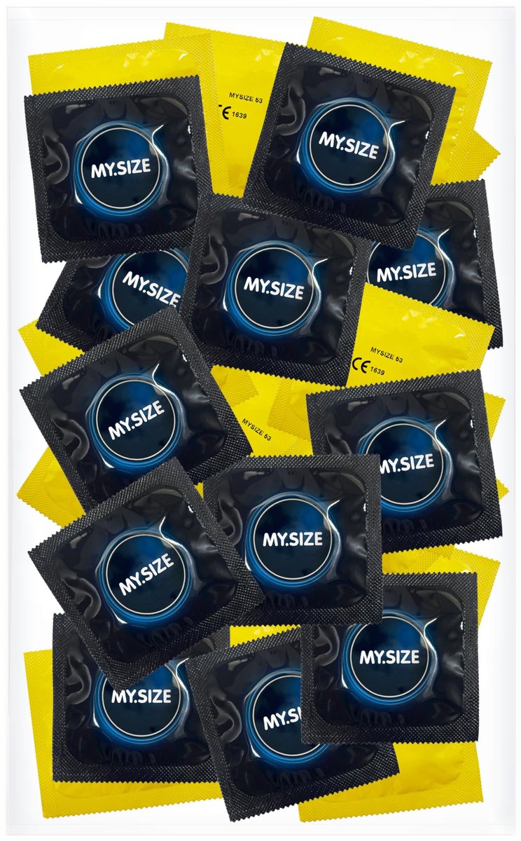 MY.SIZE 53mm condooms, 50 stuks in zak – Condooms voor mannen, standaardmaat