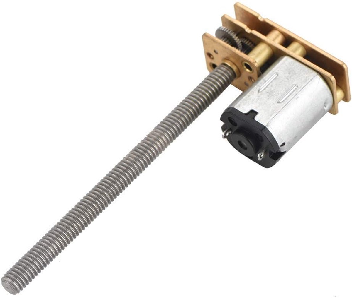 V/12 V Reductiemotor Met Lange Schroeven Schroefdraad Motor Elektronische Aandrijving Motorreductie Voor Automodel Robot Elektronisch Speelgoed En Knutselen (6 V 200 Omw/Min)