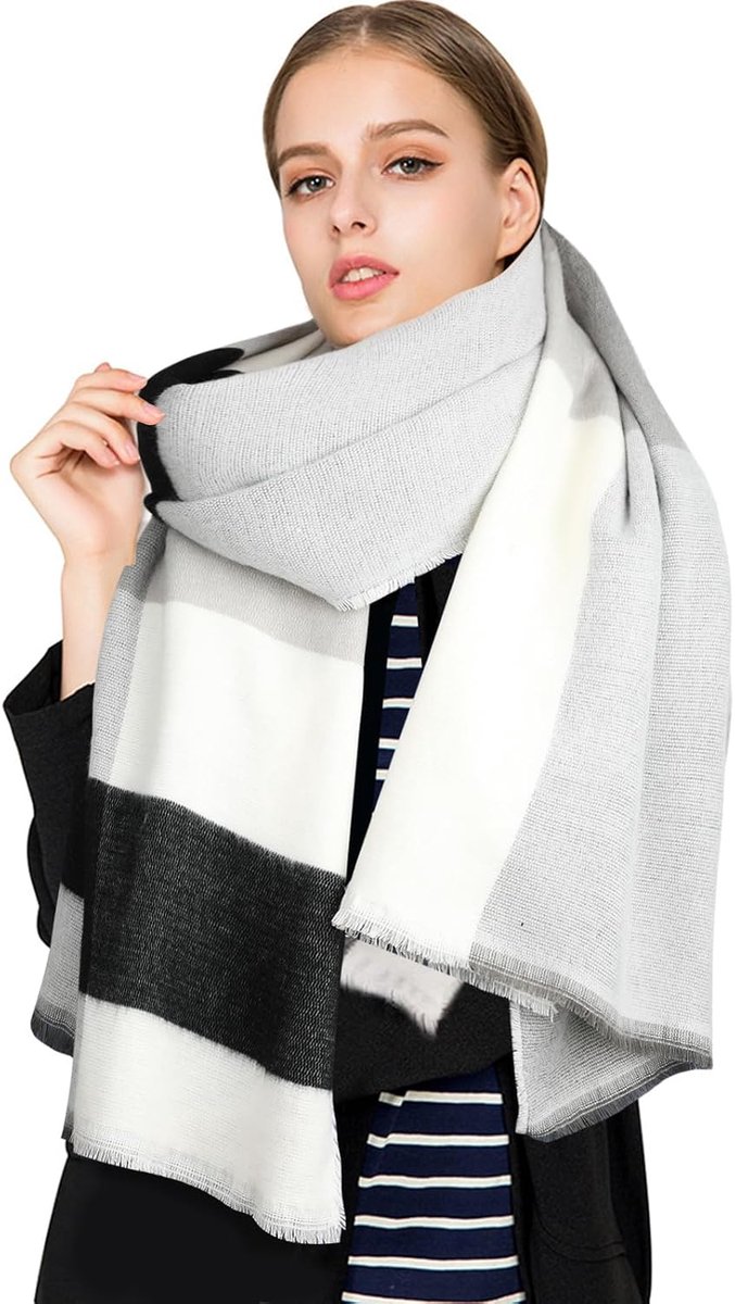 Vrouwen Plaid Sjaal Wrap Shawel Deken Grote Tartan Lange Stola