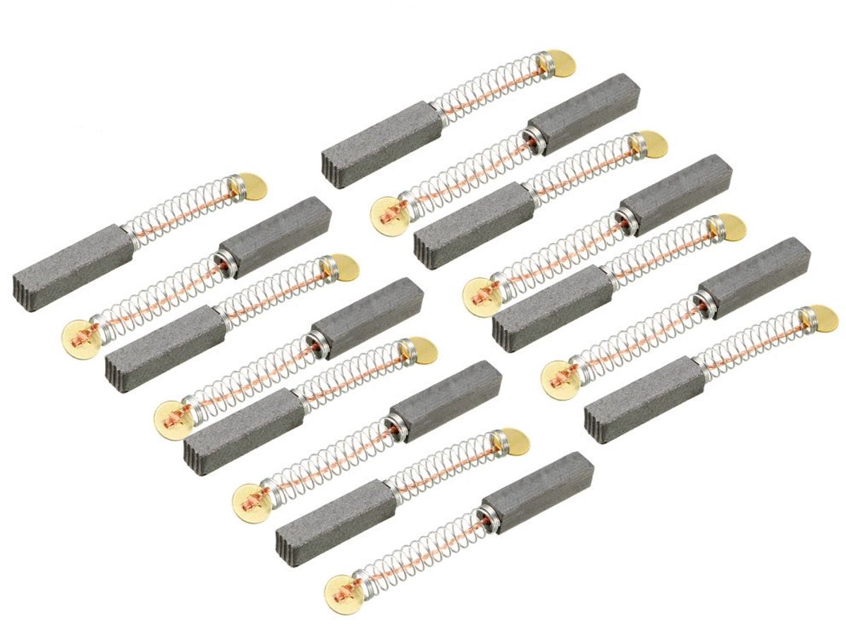 Koolborstels voor elektromotor 20 mm x 5 mm x 5 mm reserveonderdelen 15 stuks