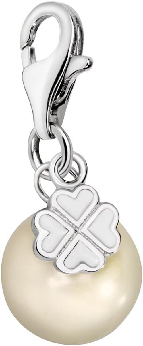 Verzilverd Geluksklavertje Thema Charm Bedel Hangers voor Armbanden en Accessoires