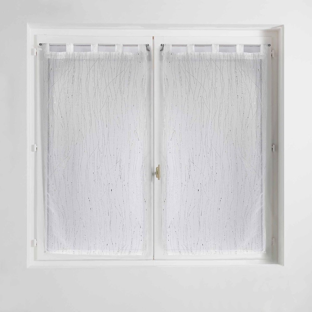 Indoor FILIANE PAIRE, polyester, wit, 2 x 45 x 90 cm