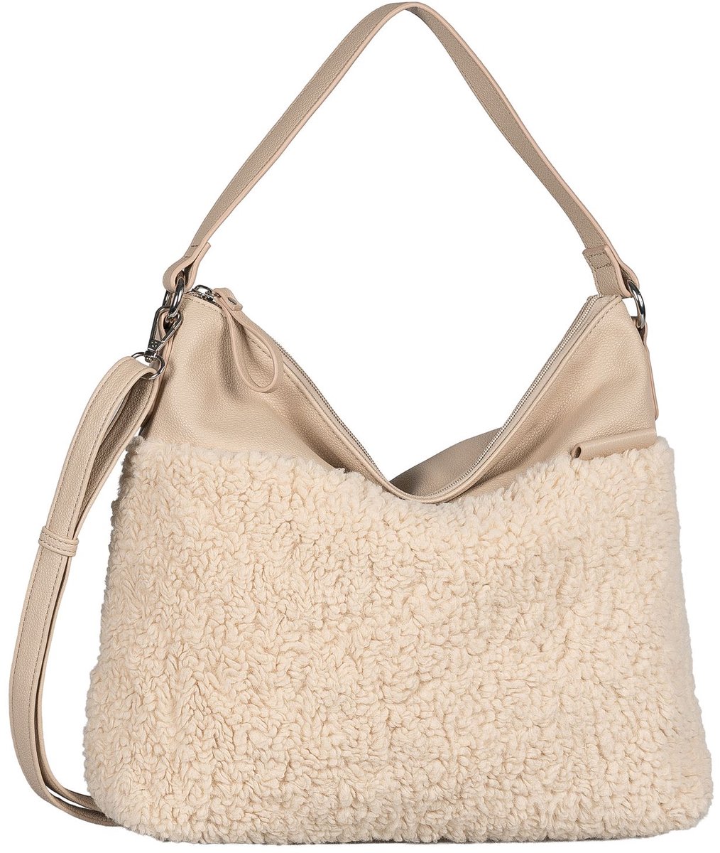 TOM TAILOR schoudertas Zelina Hobo Bag Beige