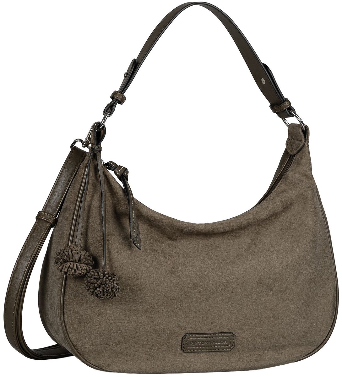 TOM TAILOR schoudertas Idra Hobo Bag Khaki kaki