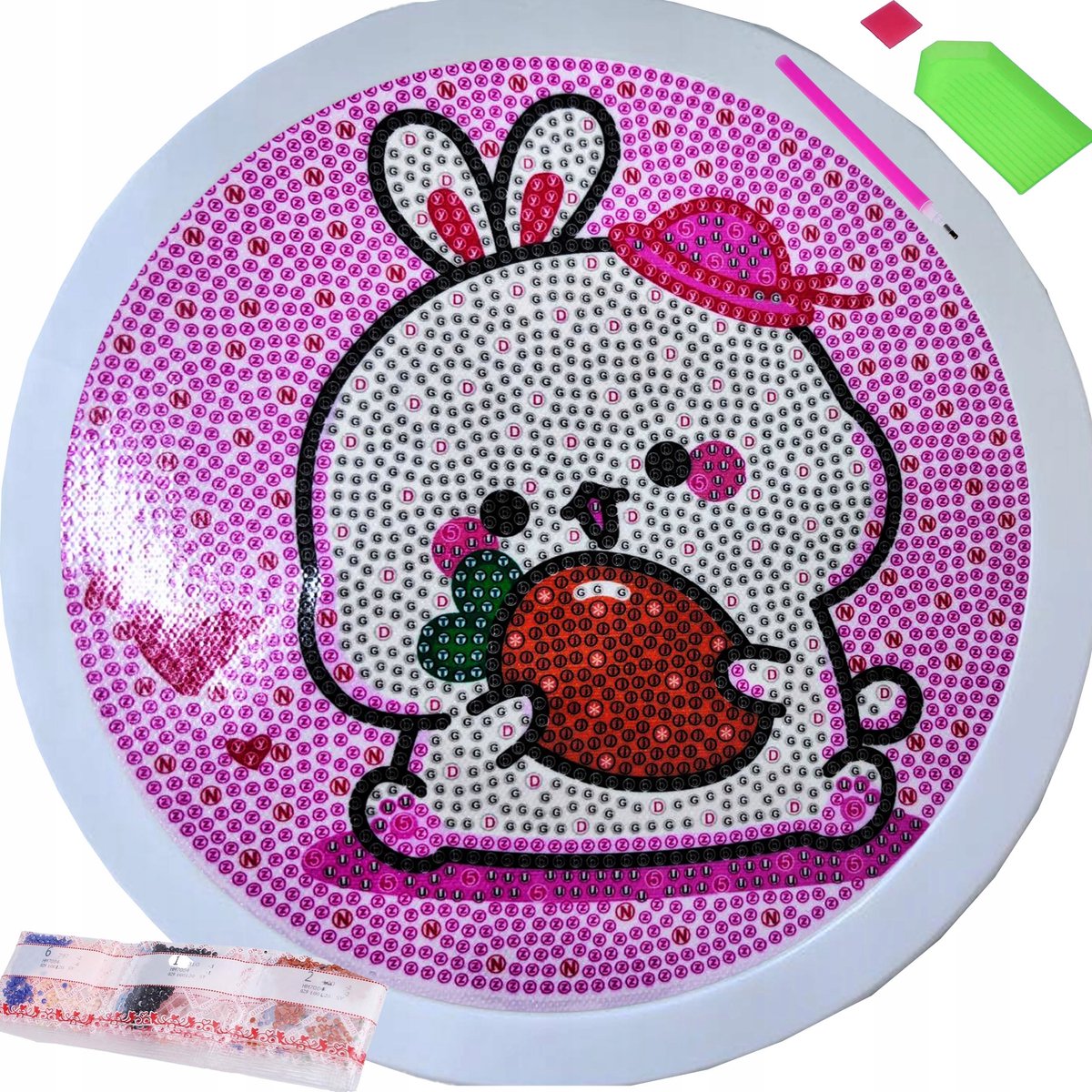 Diamant Schilderen Kit 20x20cm - Creatieve Mozaïek met Lijst