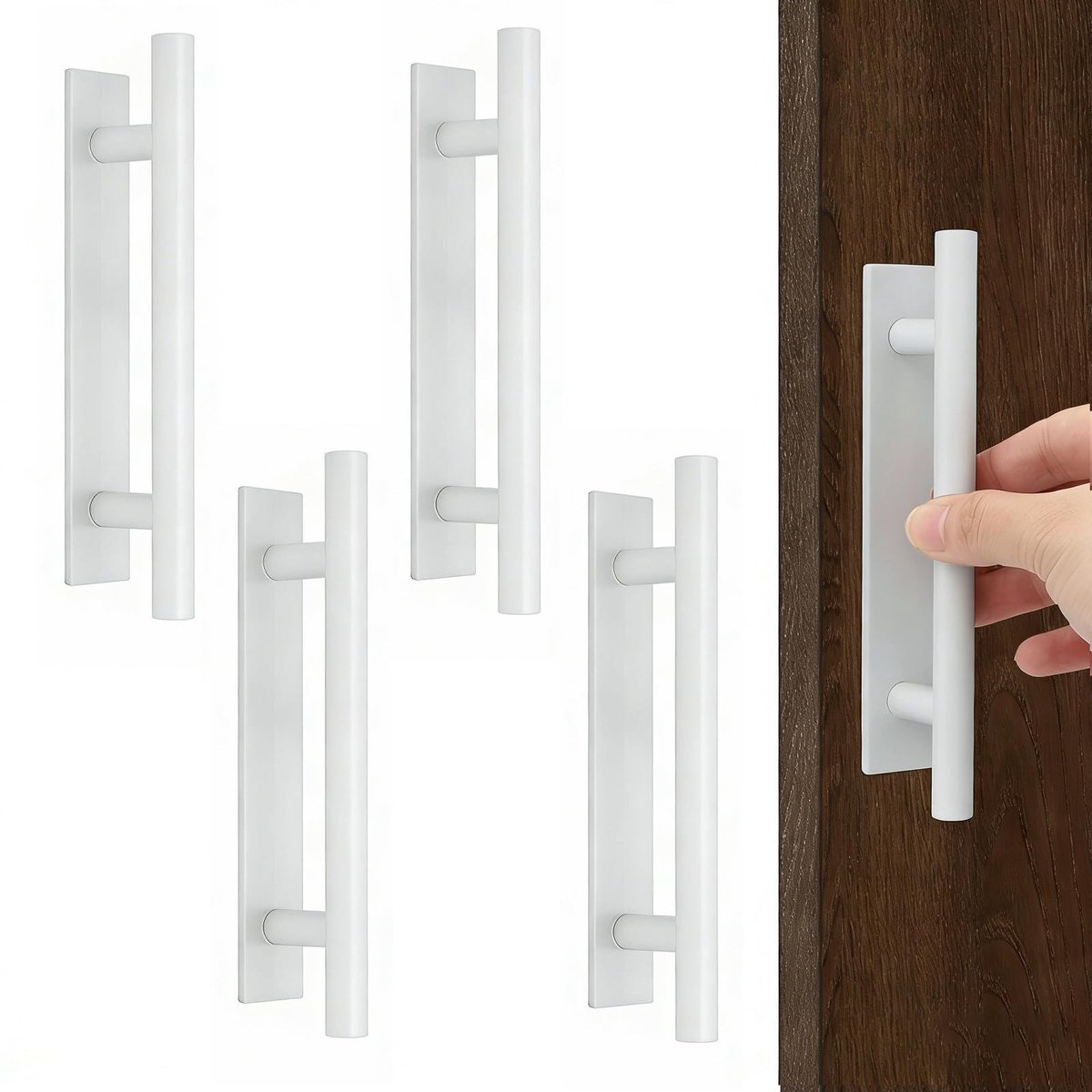 SolidKeus - Set van 4 Zelfklevende Meubelhandvatten van Kunststof