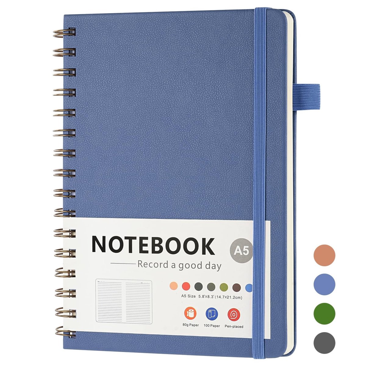 SolidKeus - A5 Gelijnd Notitieboek met 200 Pagina's en Hard Cover