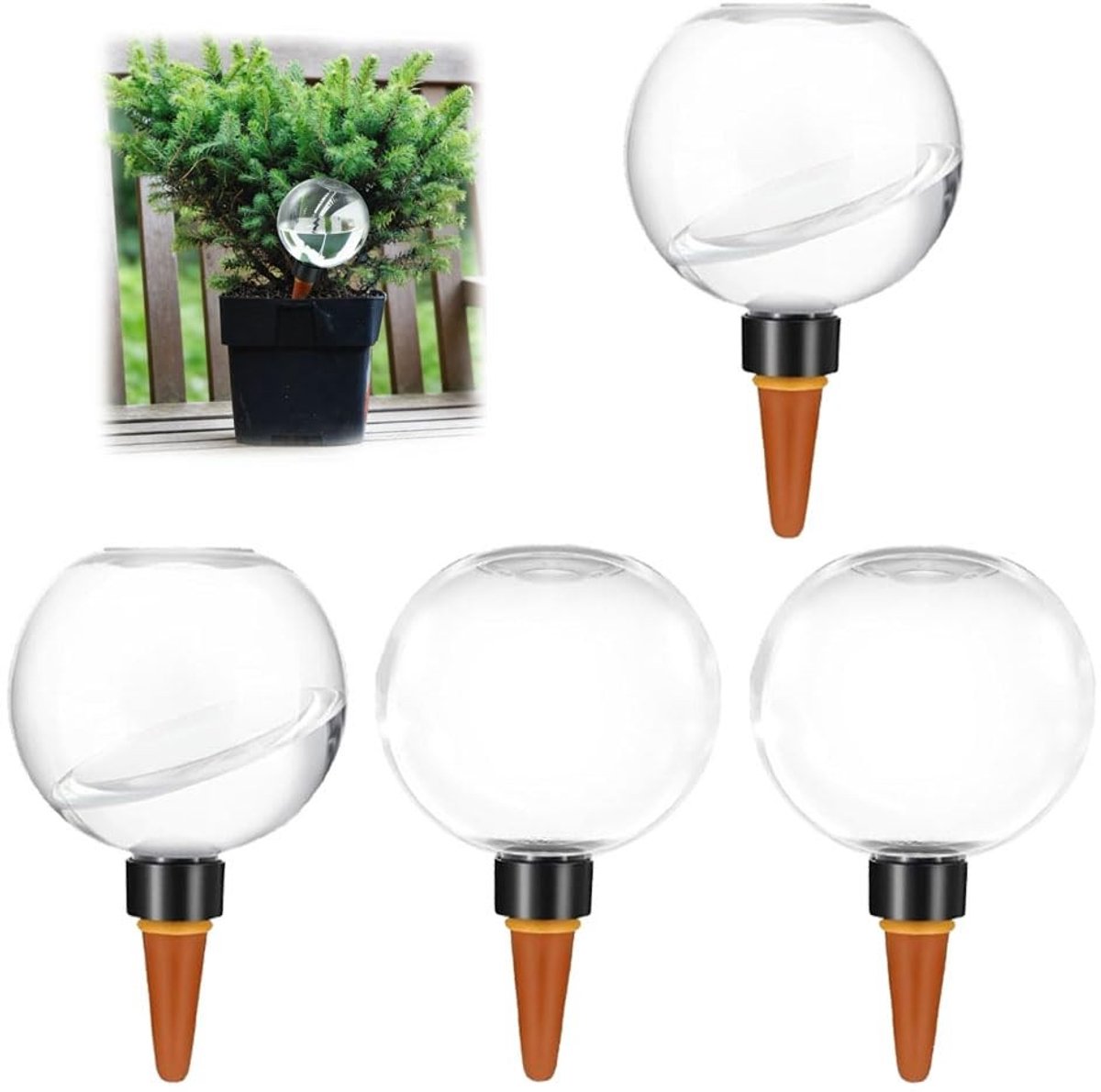 SolidKeus - Automatische Plant Irrigatie Ballen, Set van 4