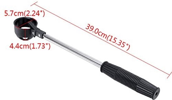 SolidKeus - Telescopische Golfbal Retriever van Staal tot 2m — afbeelding 2