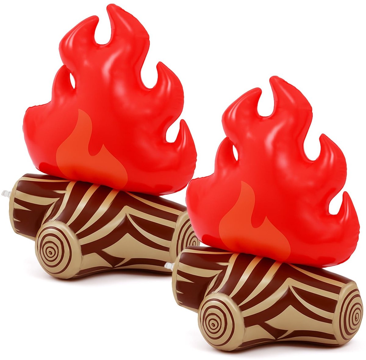 SolidKeus - Set van 2 Opblaasbare Vlamdecoraties voor Feesten