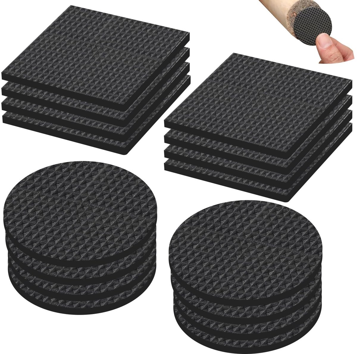 SolidKeus - 16 Stuks Anti-Slip Pads voor Meubels en Vloeren