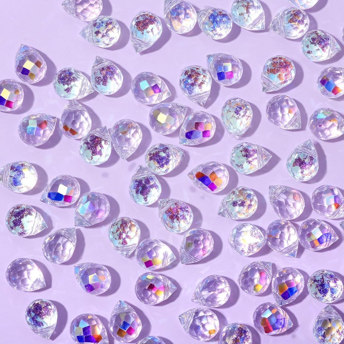 Kralen voor het maken van sieraden, facetgeslepen glanzende rondelle kralen voor doe-het-zelf handwerk ketting armband oorbel thuis ornamenten helder kristal AB kleur 8 × 8