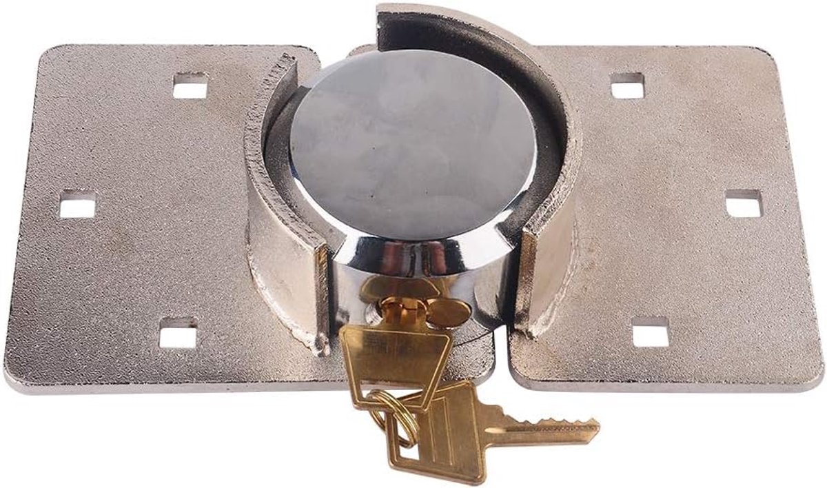 SnelShoppen - Ronde Hangslot zonder Beugel 73mm Robuuste Cilinderslot Vervanging Veiligheidsslot Voertuig Achterdeuren Anti-Diefstal Bescherming