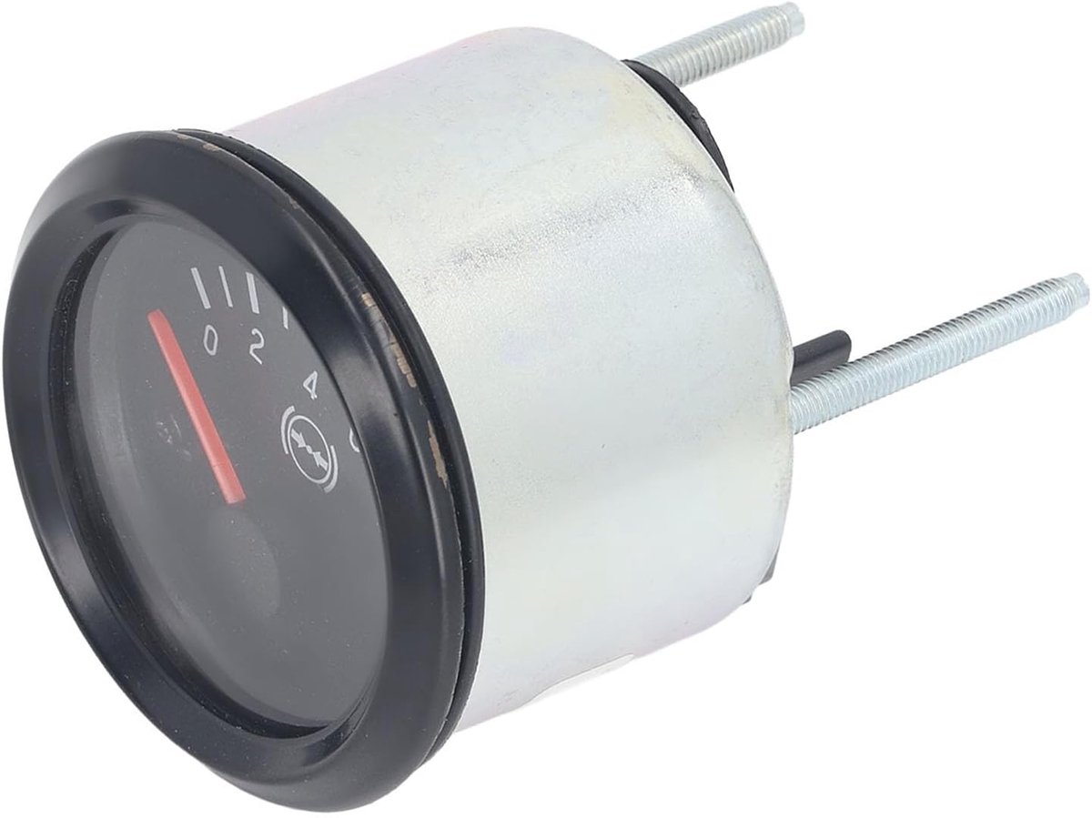SnelShoppen - Lucht Drukmeter 52 mm - Lichtgewicht, Stof- en Waterdicht, Hoogwaardige Aluminium Legering voor Generator 12V (350-030-011)