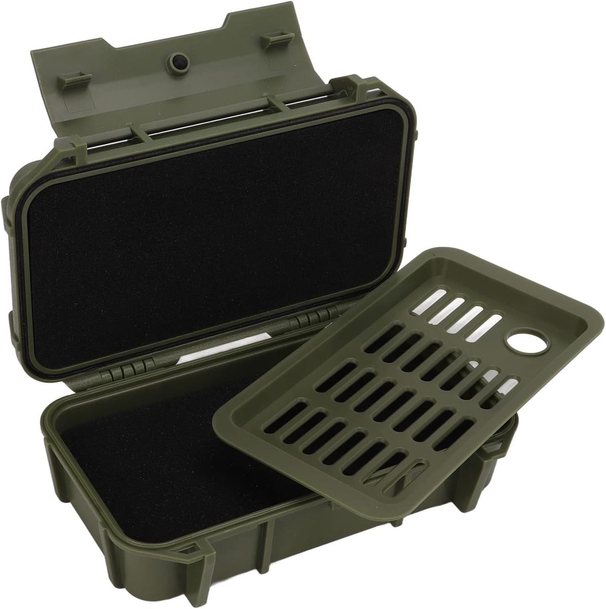 SnelShoppen - Camping Box - ABS Kunststof Opslagtas - Pick and Pluck Gereedschapskoffer - Schokbestendige Hardcase - Veiligheidsinstrumenten Koffer vo