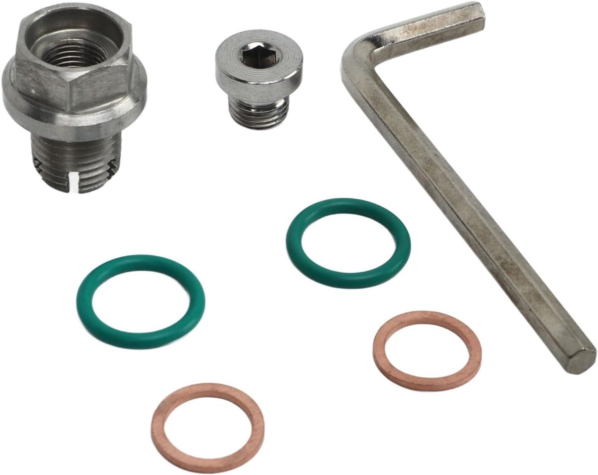 SnelShoppen - Zelftappende Oliepan Draad Reparatie Kit - Langdurige Oversized Afvoerkraan - Hoge Kwaliteit Auto Lekvrij (M12.1-1.5x15mm)