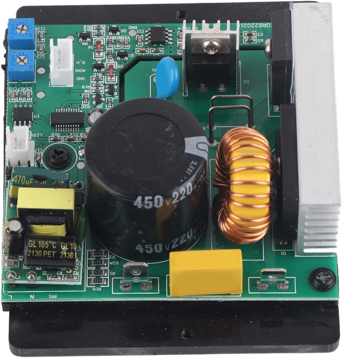 SnelShoppen - Mini Draaibank Snelheidsregelaar 450-1100W Motor AC110/240V DC 0-180V Uitgang voor Huishoudelijke Draaibank