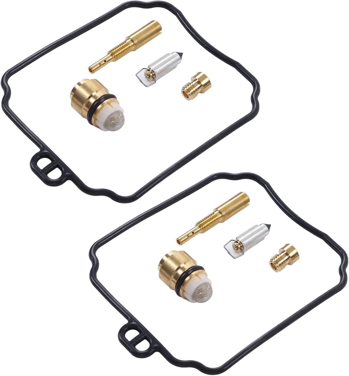 SnelShoppen - Carburettor Rebuild Kit voor Hyosung GV 250 - Motorfiets Reparatieset - Metaal Rubber - Overhaul Set voor Brandstofsysteem - Eenvoudige