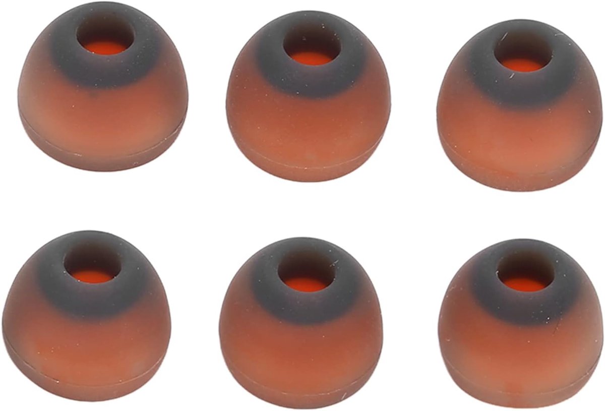 SnelShoppen - 6 Stuks Universele Hybrid Oordopjes - Geluidsisolatie Siliconen Geheugen Foam - Vervangende Siliconen Tips voor Hoofdtelefoons met Gelui
