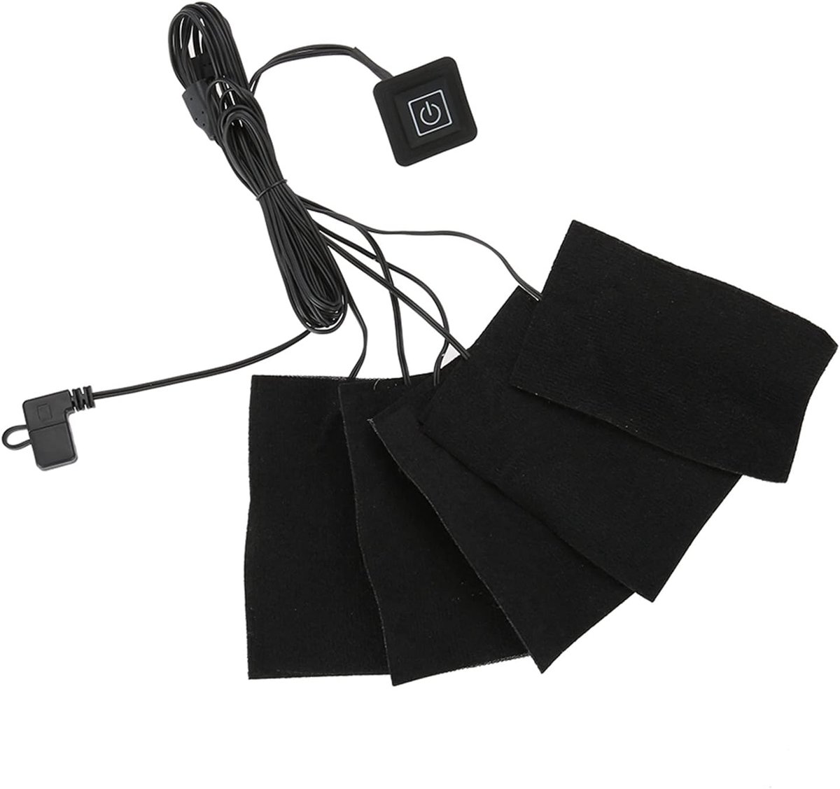 SnelShoppen - USB Elektrische Kledingverwarmers - 5 Kledingverwarmers - Draagbaar, Waterdicht, Vouwbaar, Temperatuur Instelbaar, Verwarmingselement vo