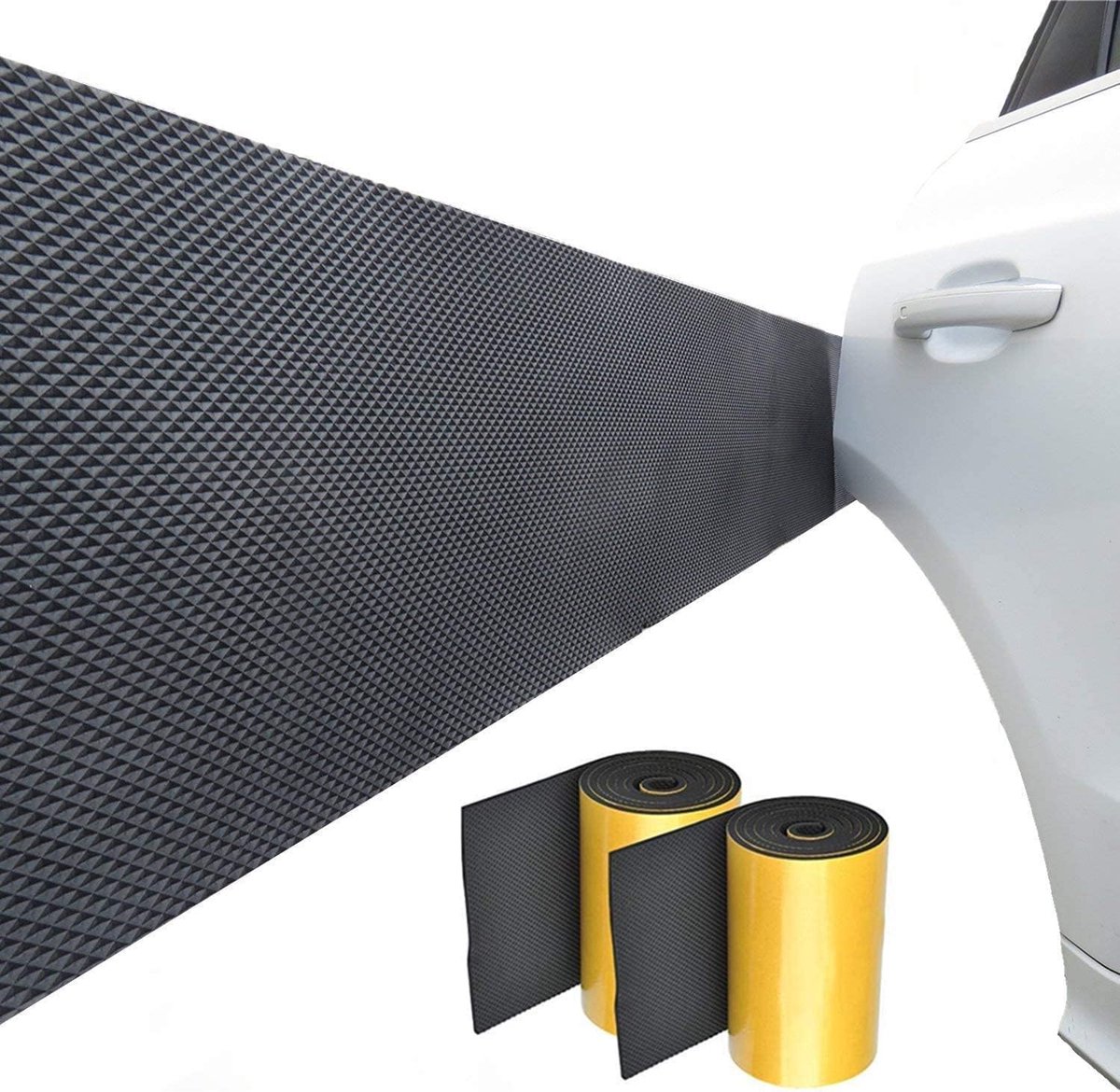 Pack of 2 Garages Wall Protection Self-Adhesive 2 m Water Resistant Anti-Collision and Anti-friction Door Edge - ShopVlot