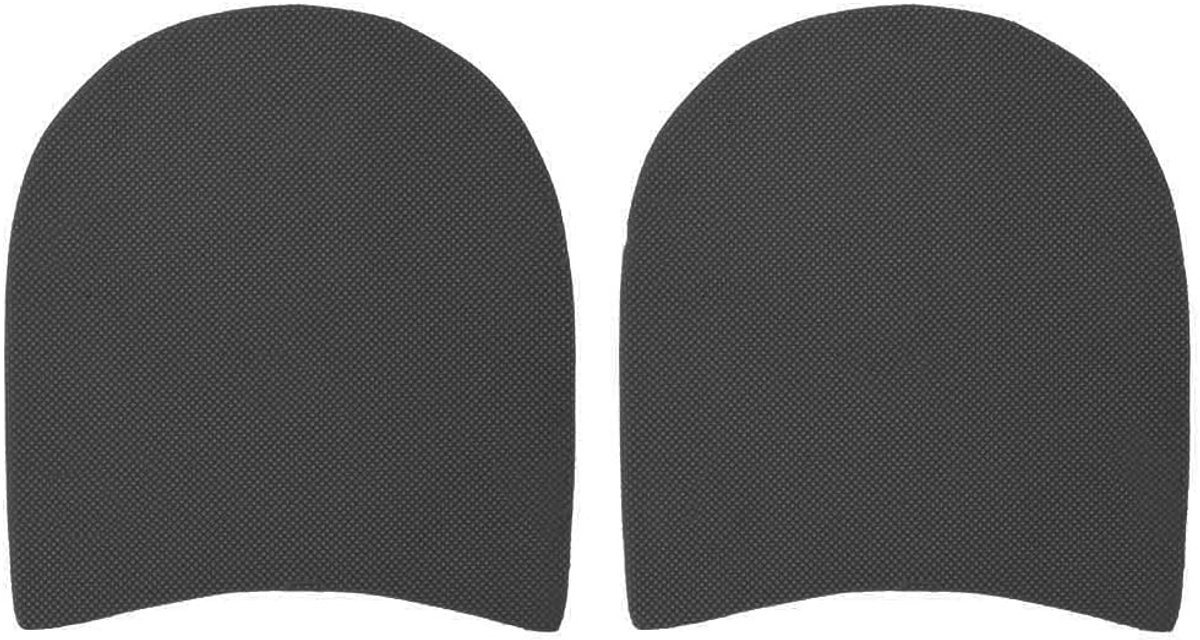 SnelShoppen - Non-slip Rubber Half Schoenzolen - Vervangende Zool Pads voor Schoenreparatie - Zwart - Ideaal voor Leren Schoenen, Sport- en Babyschoen