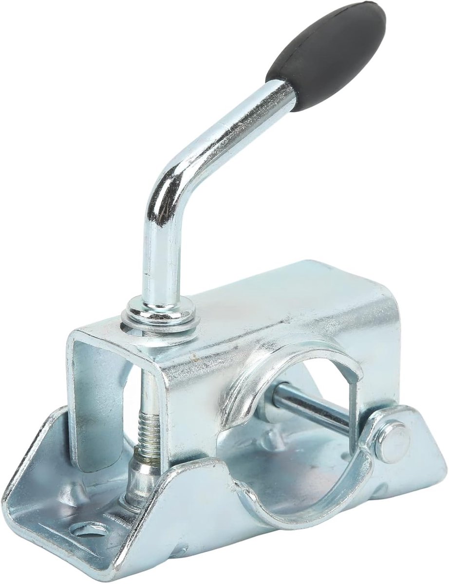 SnelShoppen - Trailer Outrigger Idler Pipe Clamp - Stevige neuswiel splitklem voor 48mm/1.89in buisdiameter - Ondersteuningsstandaard voor caravan en