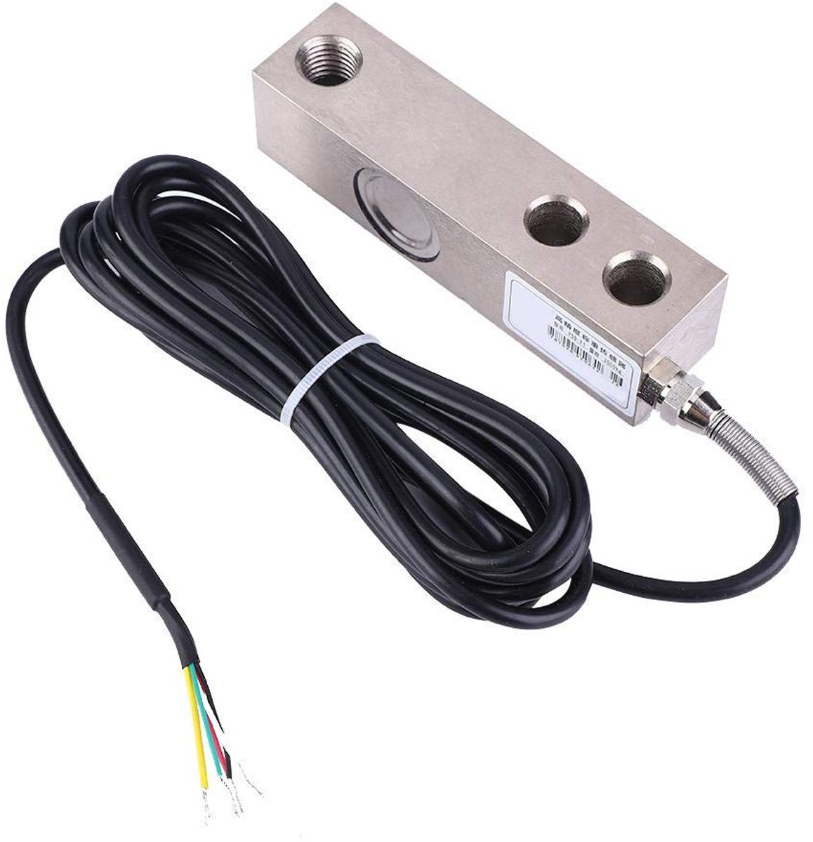 SnelShoppen - Weegcel Weegsensor 2000 kg, Weegbalksensor met Afgeschermde Kabel, IP67 Waterdicht, Duurzaam Legeringstaal