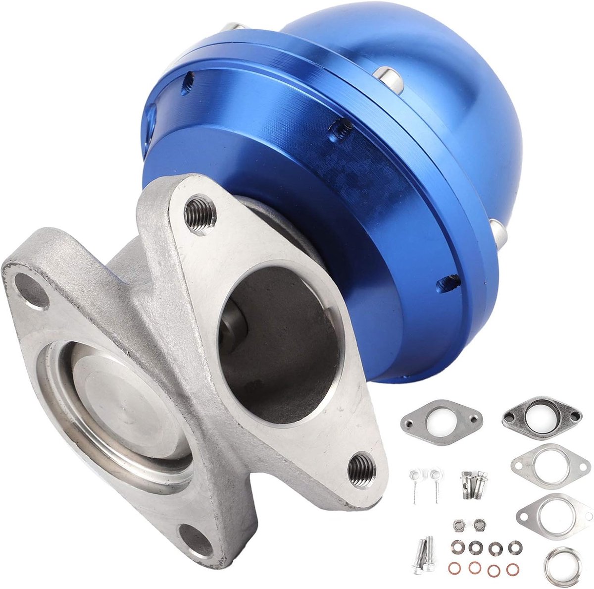SnelShoppen - 38mm / 1.5in Externe Wastegate Kit Gietijzeren Dump Ring Pakking voor Turbo Manifold - Hoge Kwaliteit, Slijtvast, Corrosiebestendig