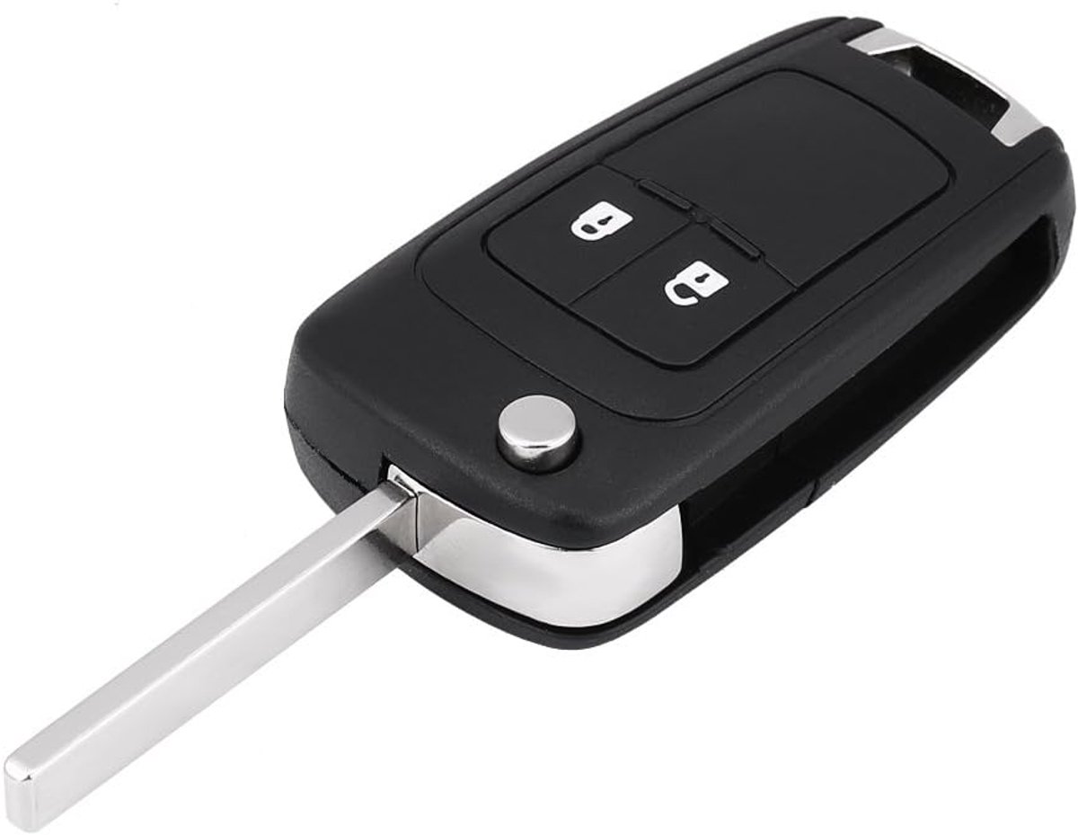 SnelShoppen - Keyless Entry Afstandsbediening Autosleutel 2 Knoppen 433MHz Chip voor J E 5WK50079 Vervangende Sleutel voor Auto 2010-2016