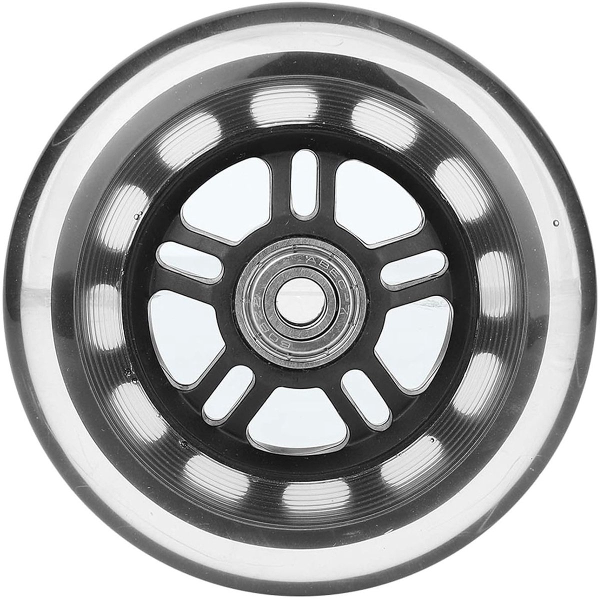 SnelShoppen - Vervanging Zachte Veilige Roller Lager Trolley Caster Wielen 4 Inch PU Wielen ABEC-7 608ZZ Lager voor Kleine Karren Deuren Hardware