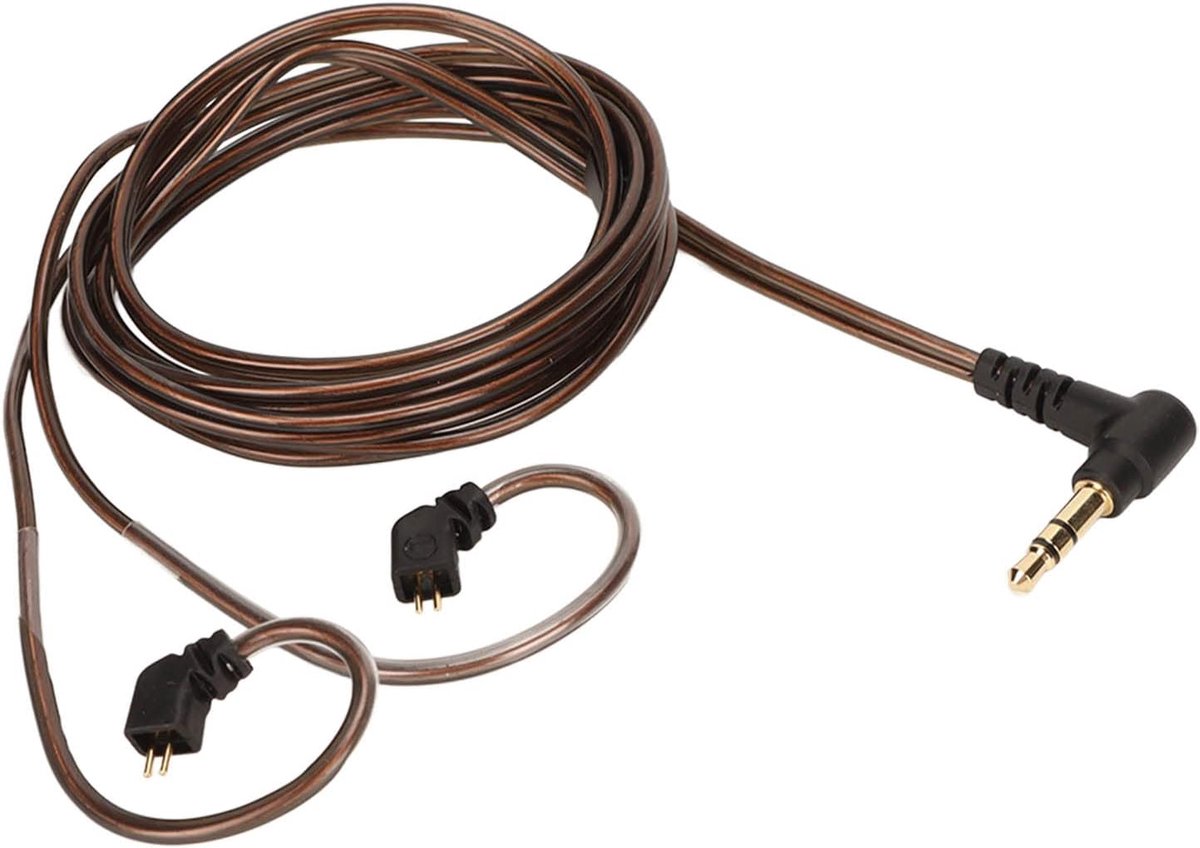 Hoofdtelefoon kabel 2 Pin 0.78Mm - OFC kern - Geluidsisolatie - Perfecte vervanging - ShopVlot