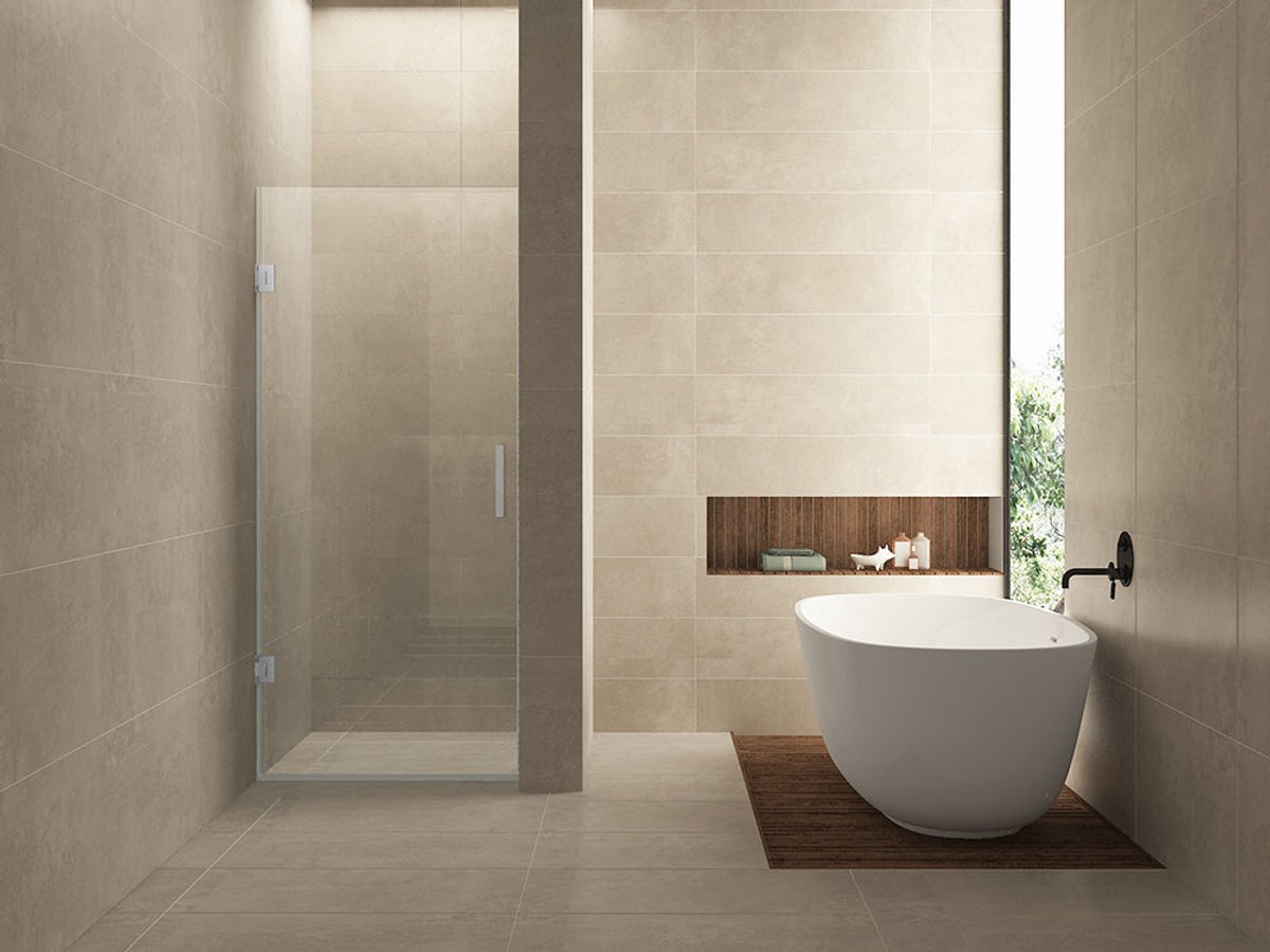 Wiesbaden Less Nisdeur 100 x 200 cm - Helder Glas/Chroom