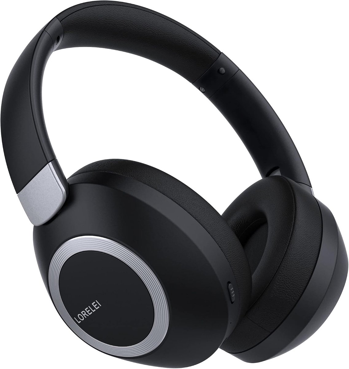 SnelShoppen - Draadloze Over-Ear Hoofdtelefoon met 50 Uur Speelduur, Opvouwbare en Lichte Bluetooth-Headset, Diepe Bassen, Ingebouwd Microfoon, Oorbes