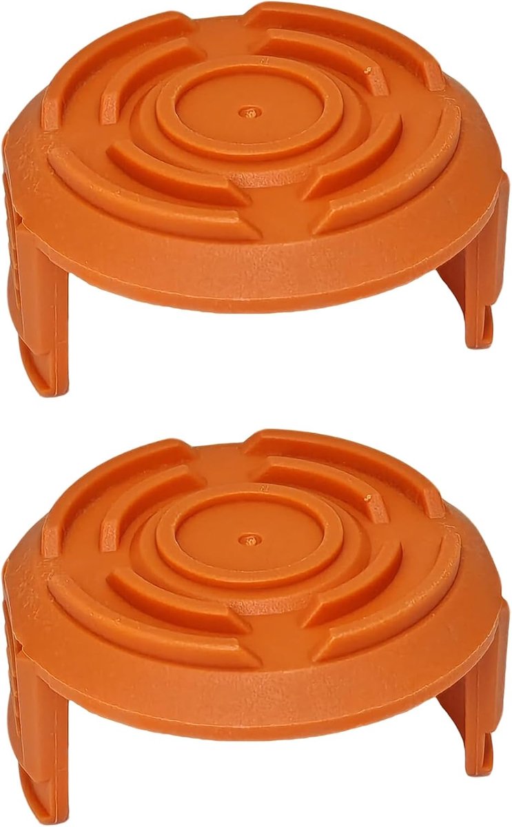 Grass Trimmer Cover 2 Pieces Trimmer Cover Grass Trimmer Cover Replacement Spool Cover Compatible with Worx-WA0010 - ShopVlot