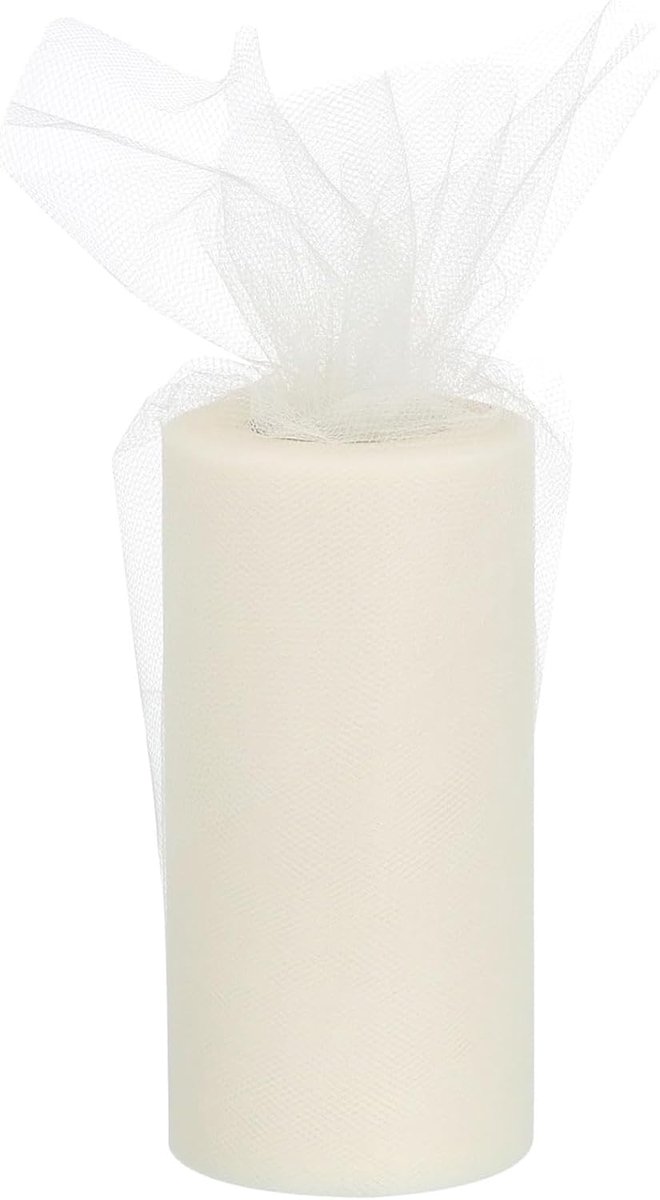 SnelShoppen - 150m Tulle Stoflint Rollen - Pastel Net Stof Vrolijk Tulle Ribbons voor Cadeauverpakking, Tutu Strik, Kerst, Verjaardag, Bruiloft, DIY C