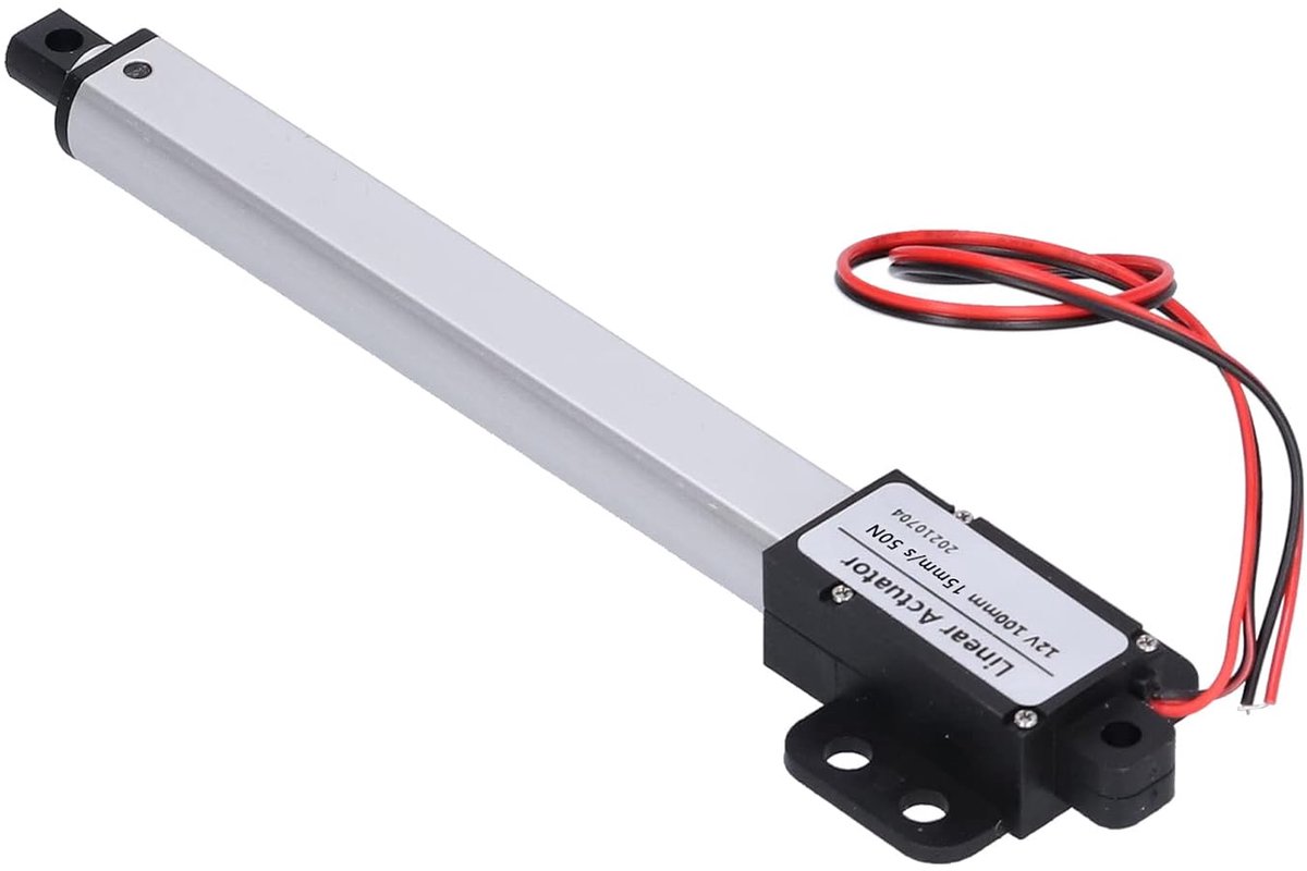 SnelShoppen - Lineaire aandrijving 100 mm slag max DC 12 V motor, robuuste lineaire engineering aandrijvingen voor elektronische, medische en elektris