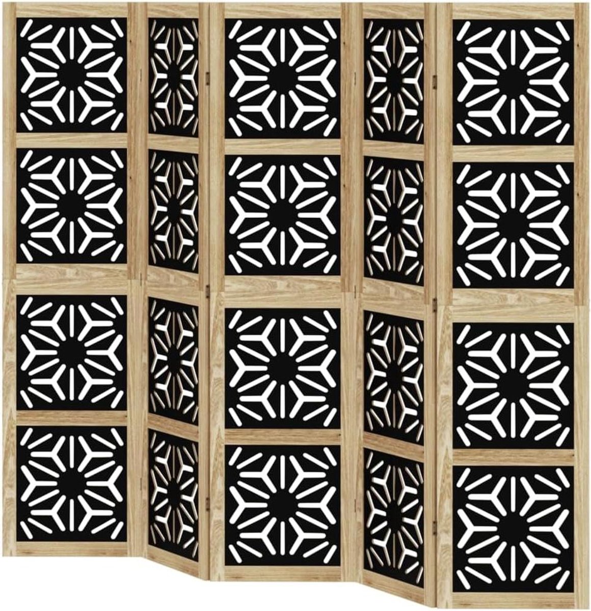 Opvouwbare Ruimteverdeler - Privacyscherm Kamerverdeler - Ruimte Afschermen - Geometrisch Design - 180 x 175 cm - Origineel b