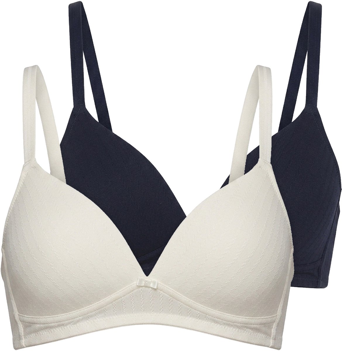 Voordeelpak van 2 bh-vullingen Bamboo Jacquard