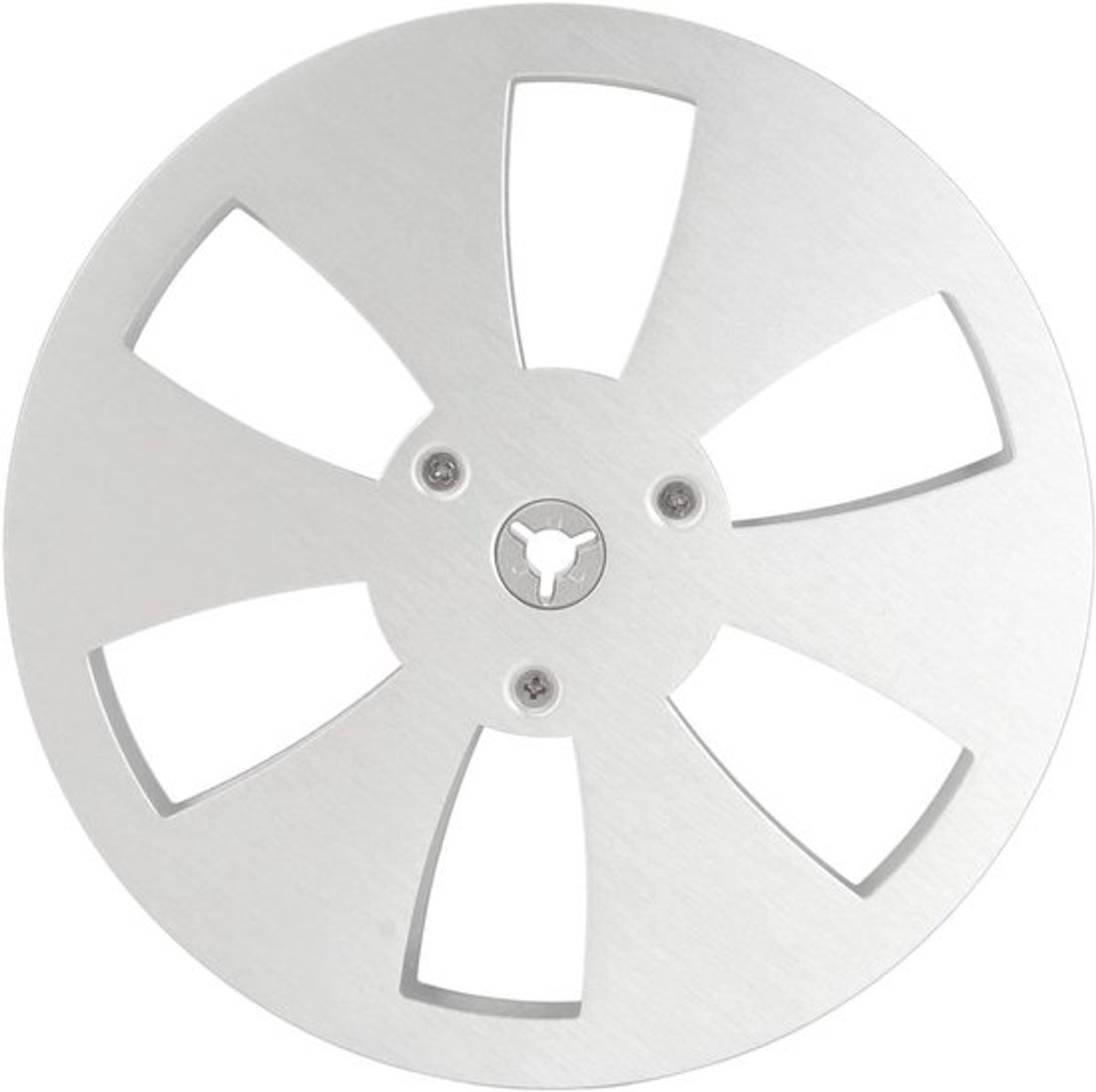 Lege 1/4 7 Inch Tape Reel van Aluminium Legering, 6 Gat Open Reel voor Geluidsopnames en Apparatuur