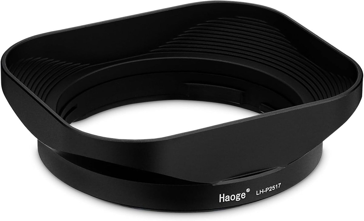 Metalen vierkante lenskap voor Panasonic LEICA DG SUMMILUX 25mm f/1.7 ASPH lens, bescherming, lensaccessoires en fotografie accessoires