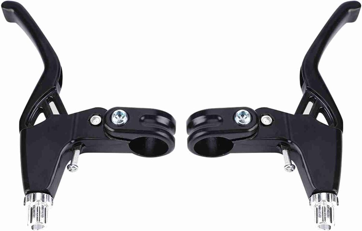 SnelShoppen - Fietsremhendels Set van 1 Paar, Aluminium Remhendels voor Mountainbike en Wegfiets, Zwart, Lichtgewicht en Duurzaam, Ideaal voor Fietsli