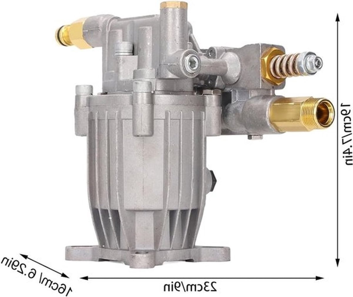 Hogedrukreiniger pomp 2610-3000PSI 2.2-2.4GPM 3-4-inch horizontale as- Dubbel afdichtsysteem - Gegoten aluminium - DXPW3025 .